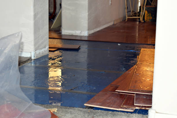 Professional Sewage Cleanup technician working in Combined Locks, WI